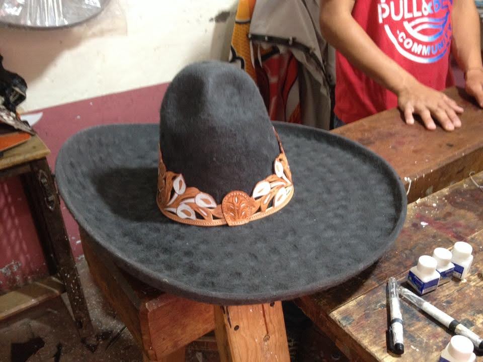Sombrero Charro Fino En Lana, Toquilla Sencilla.