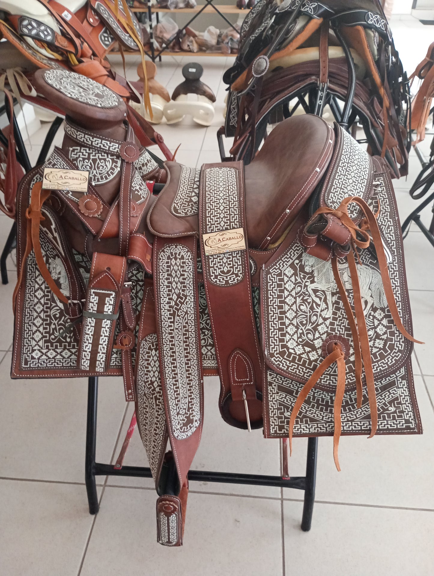 Montura Charra Bordada