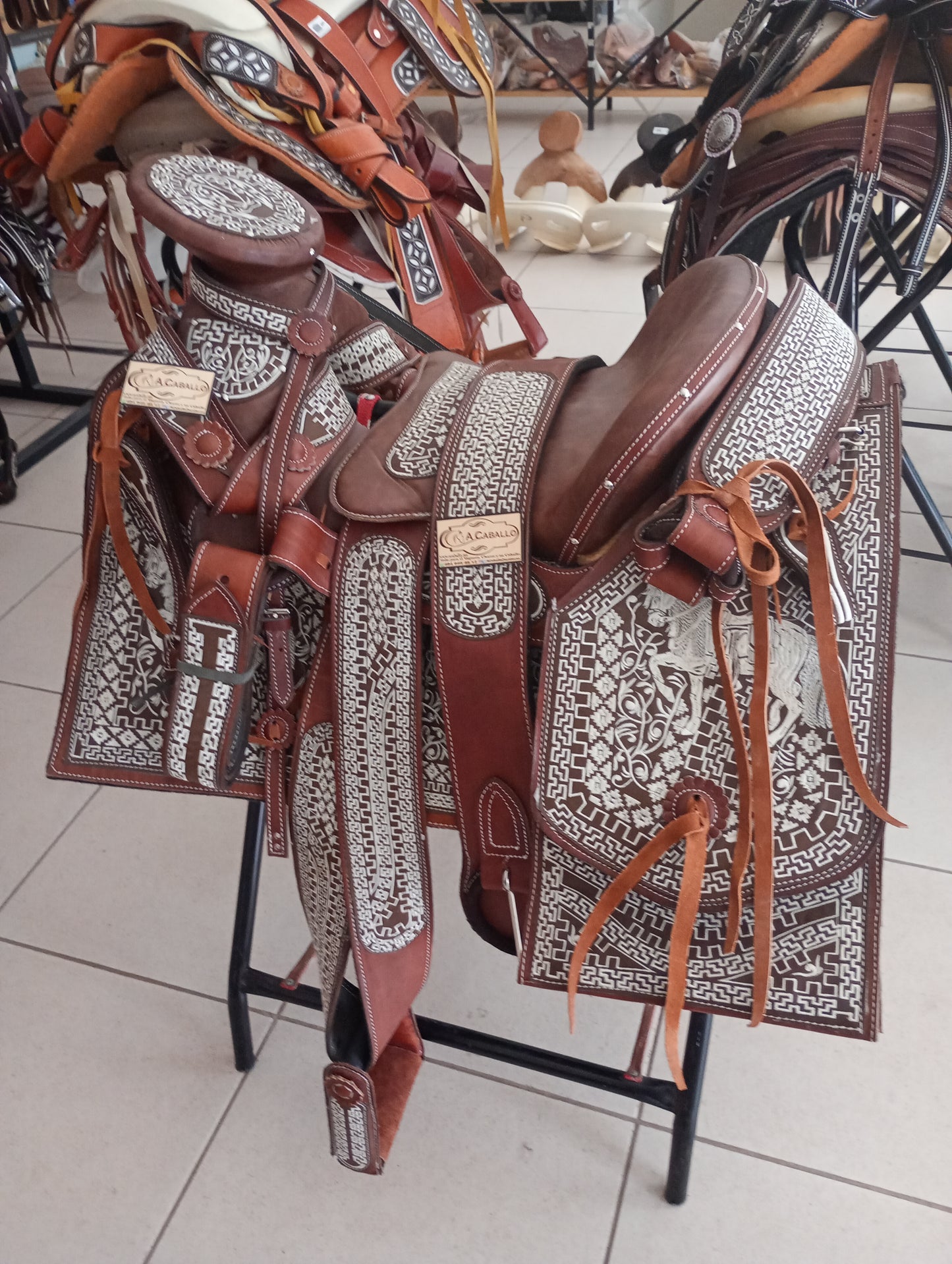 Montura Charra Bordada