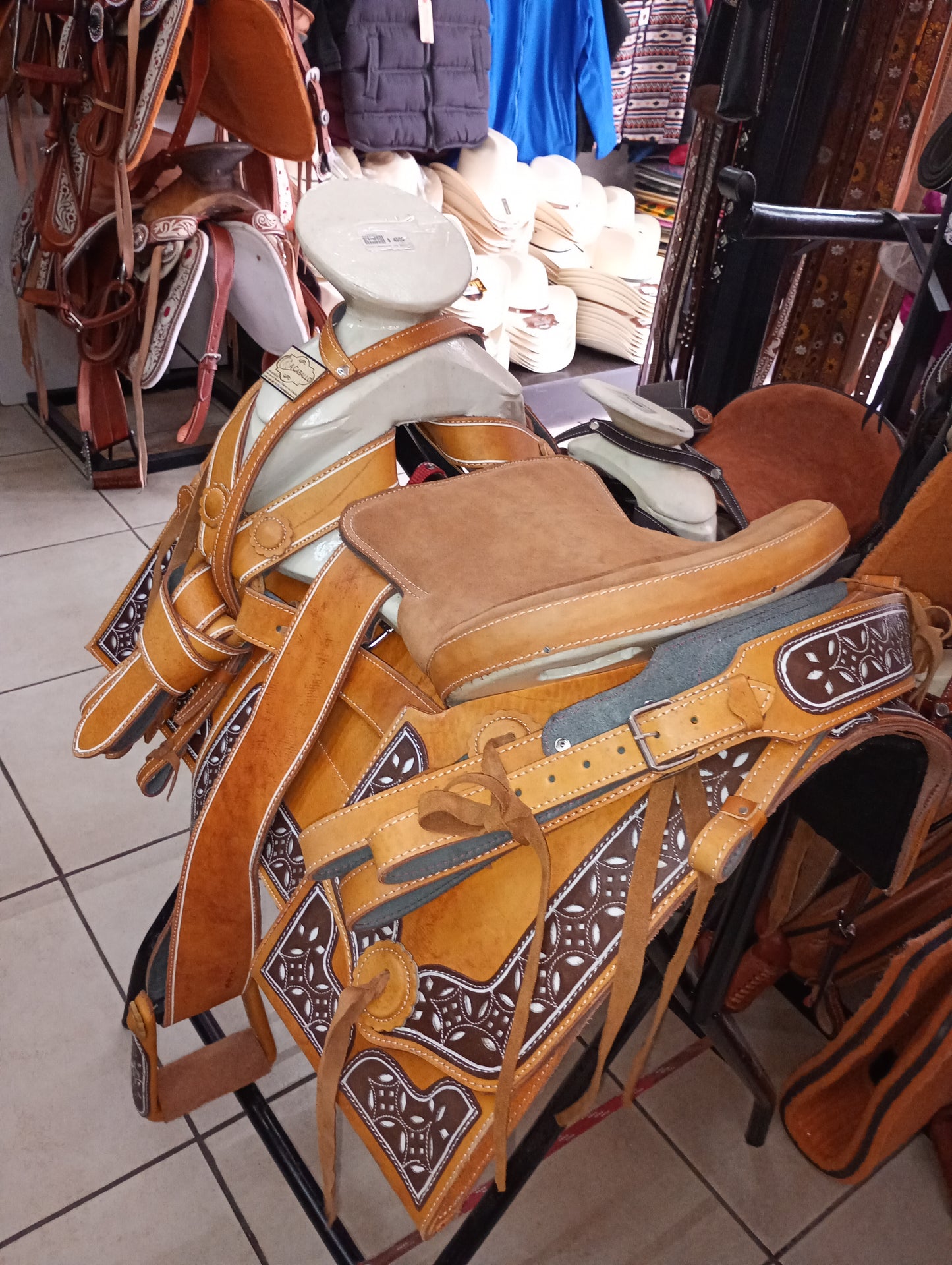 Montura Cantinas Cuadradas, Siento Ortopedico.