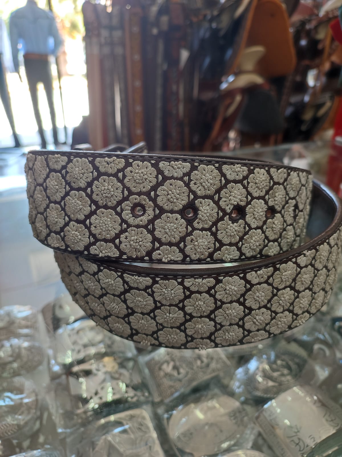 Cinto Piteado Extra Fino, Mil Flores.