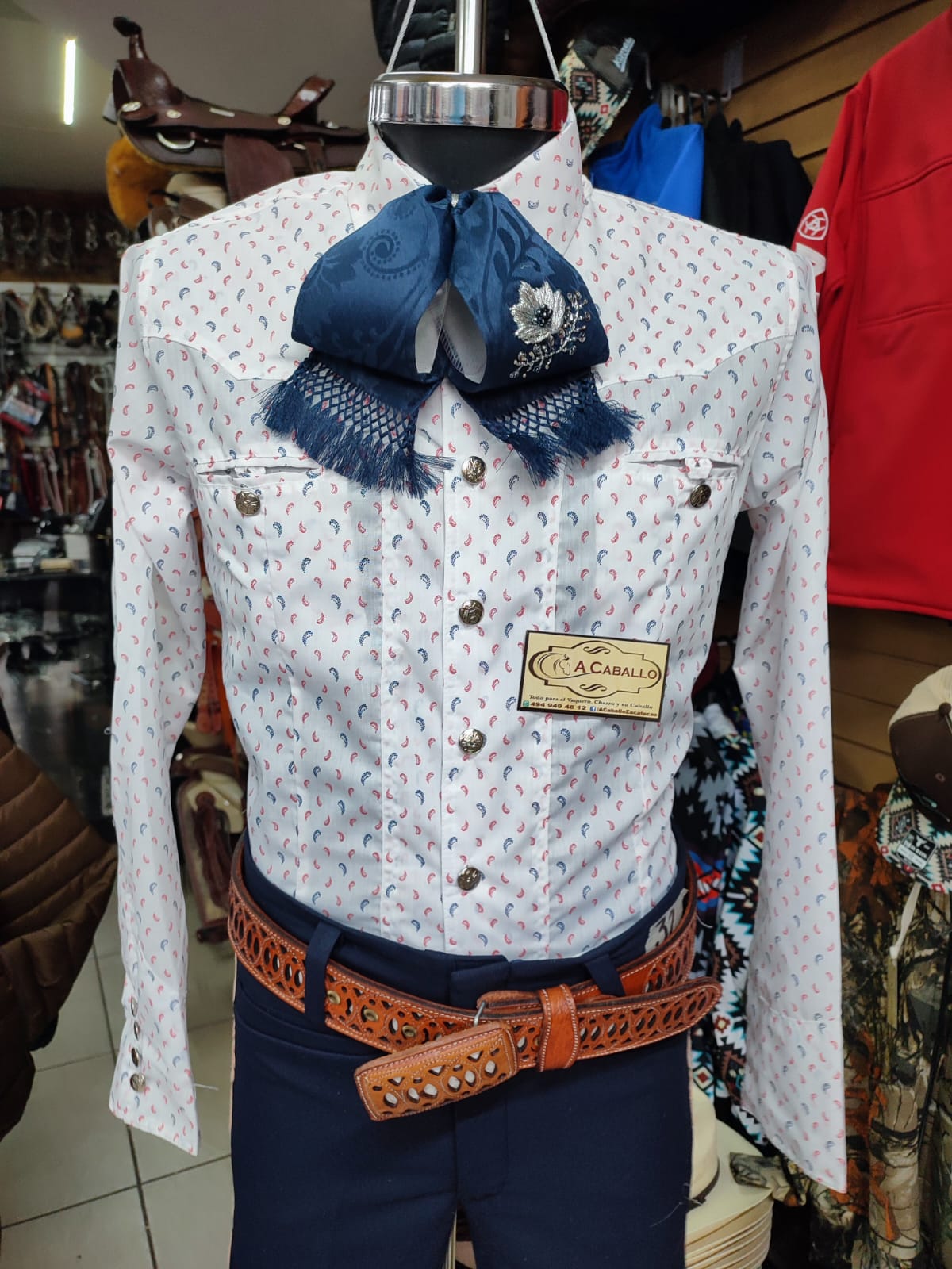 Camisa Charra Textura.