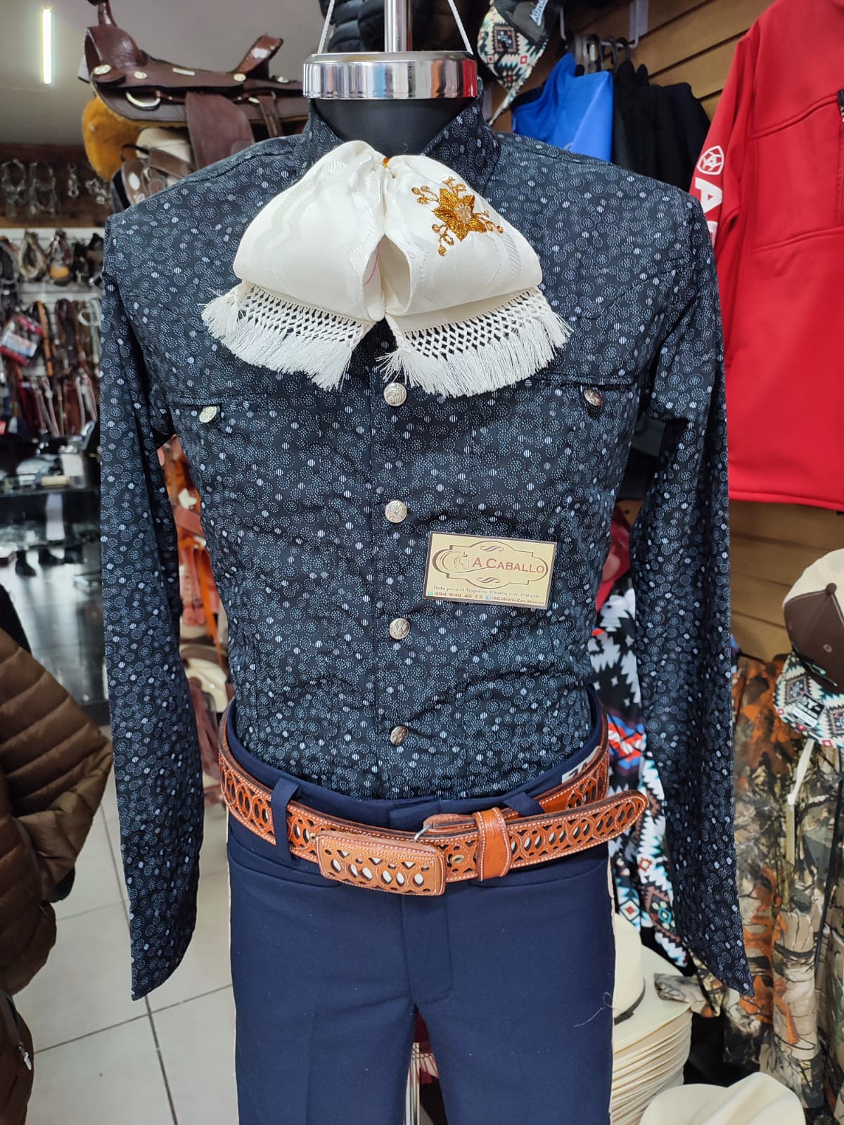 Camisa Charra Textura.