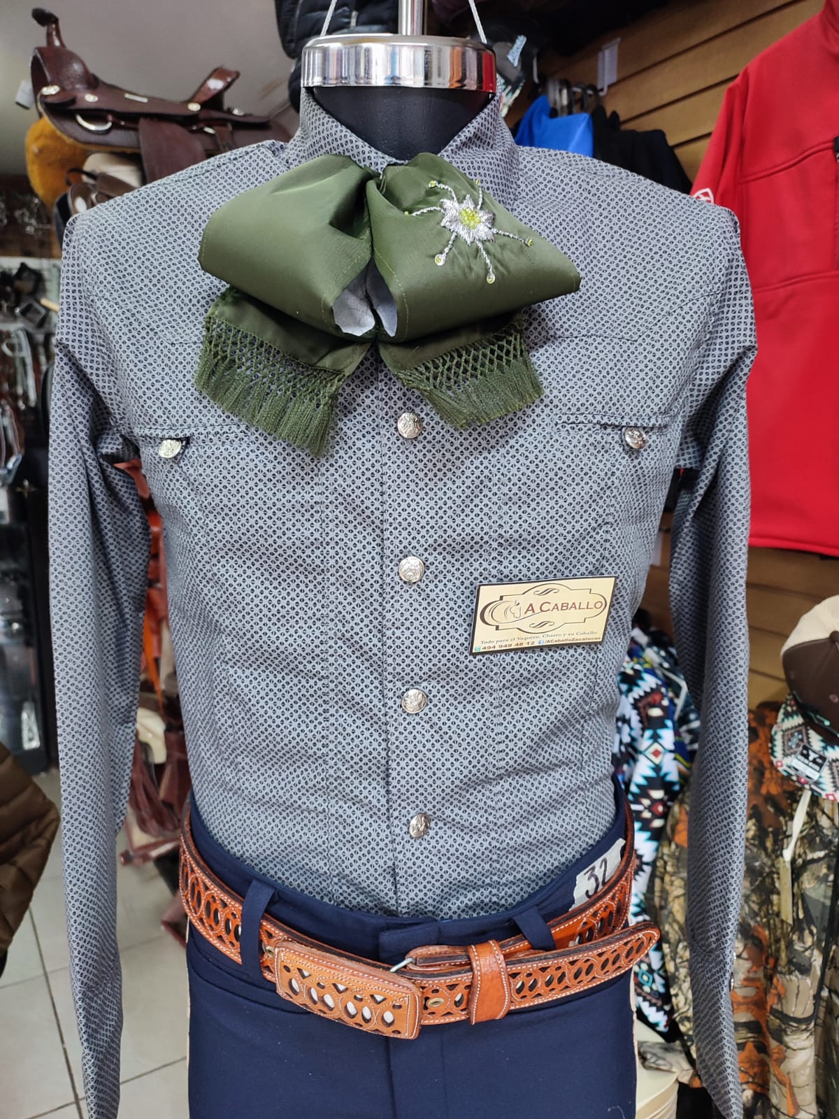 Camisa Charra Textura.