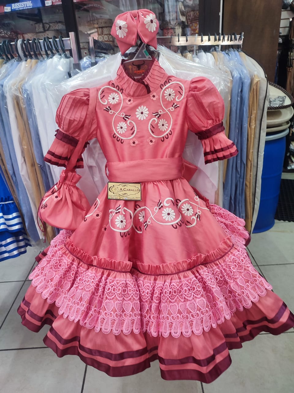 Vestido de Escaramuza Fino.