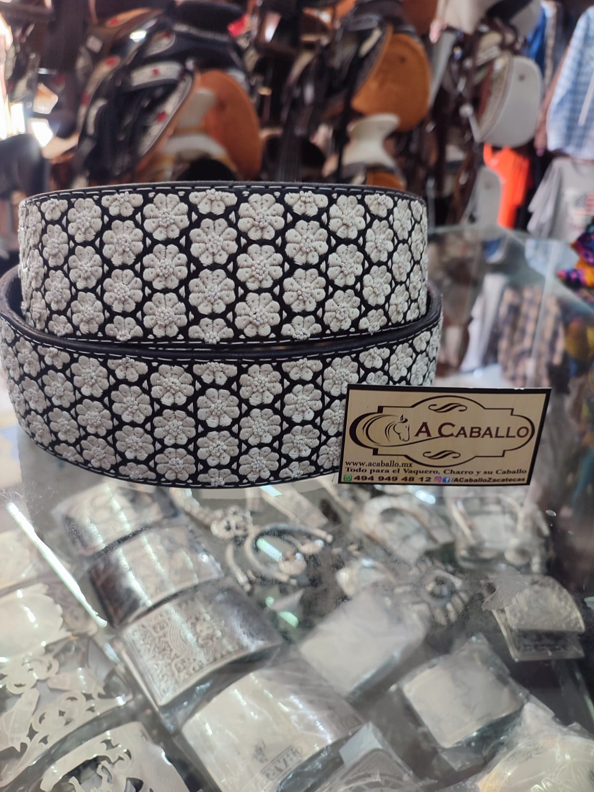 Cinto Piteado, Extra Fino Mil Flores.