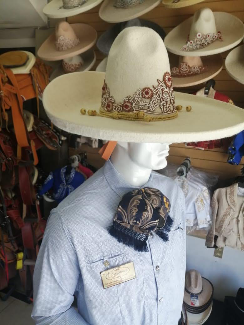 Sombrero Charro Lana Toquilla Calada Fina