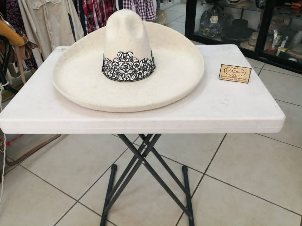 Sombrero Charro Lana Toquilla Cincelada