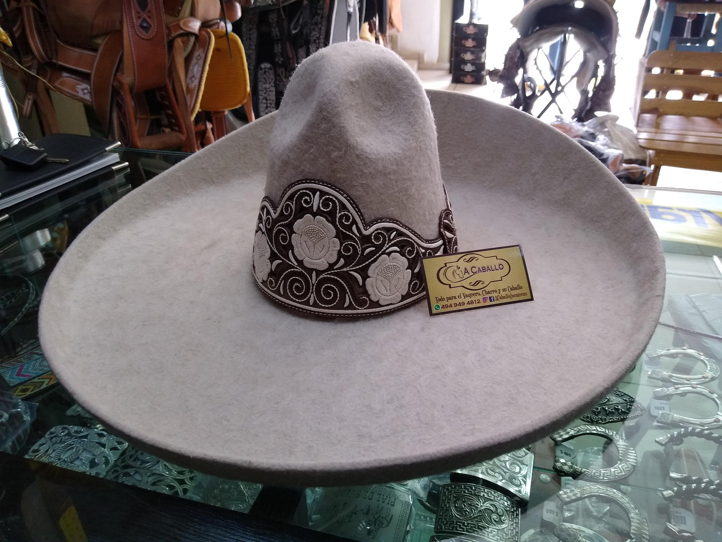 Sombrero Charro Toquilla en Pita Fina