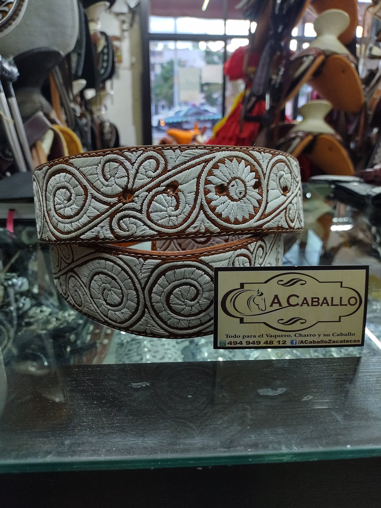 Copia de Cinto Piteado Caracoles Miel