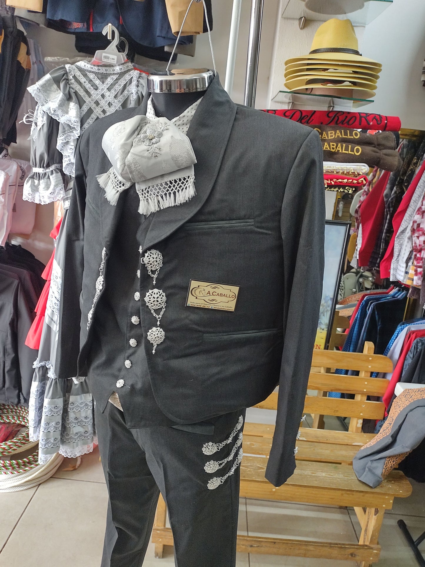 Traje Charro 3 Piezas, Media Gala