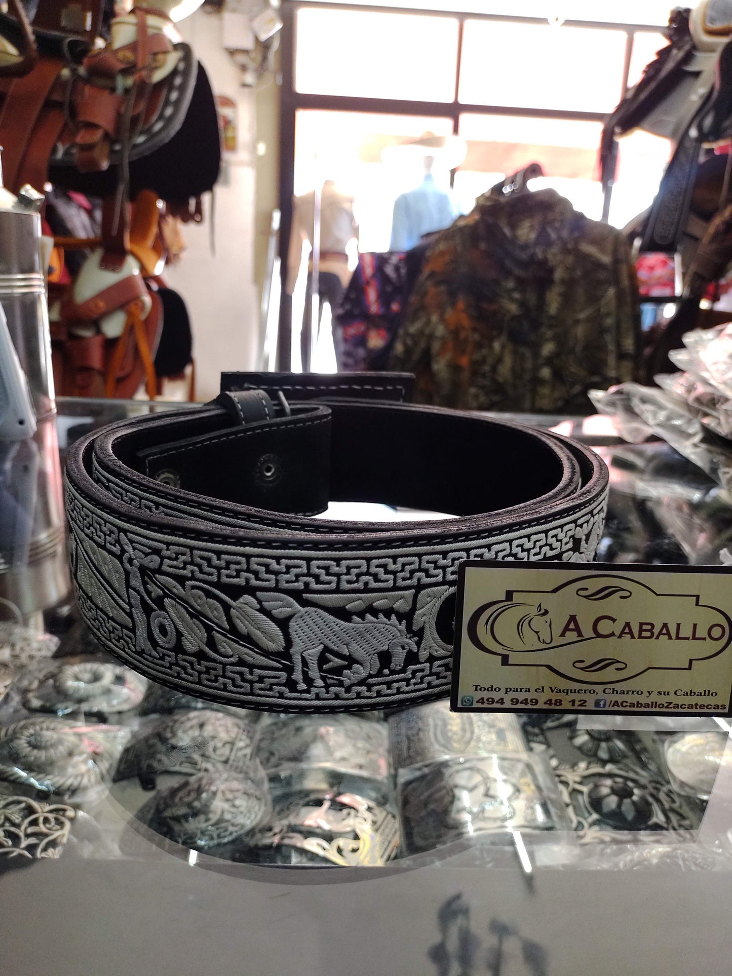 Cinto Piteado Estilo Suertes Charras