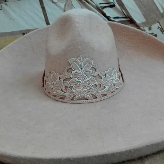 Sombrero Charro Fino En Lana, Toquilla Sencilla.
