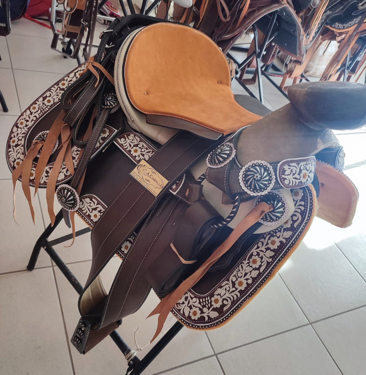 Montura Charra Piteada, Extra Fina.