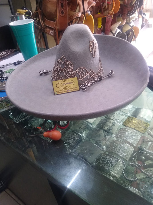 Sombrero Charro Lana Toquilla Calada Fina
