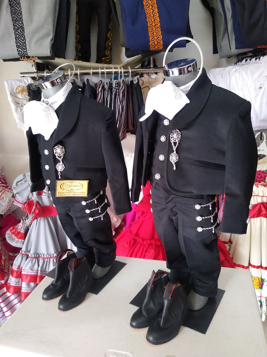 Traje Charro 3 Piezas, Media Gala para Niño.