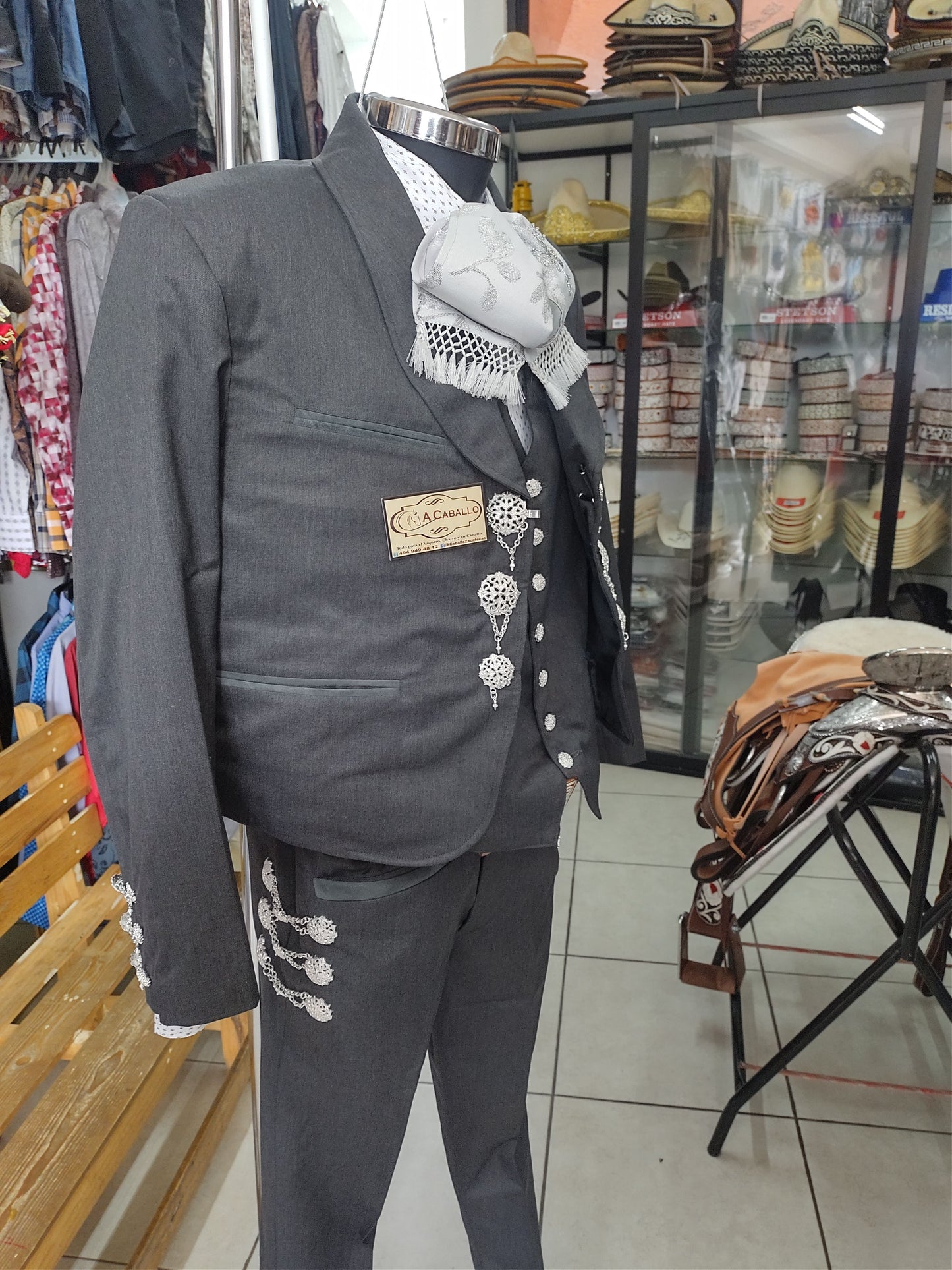 Traje Charro 3 Piezas, Media Gala