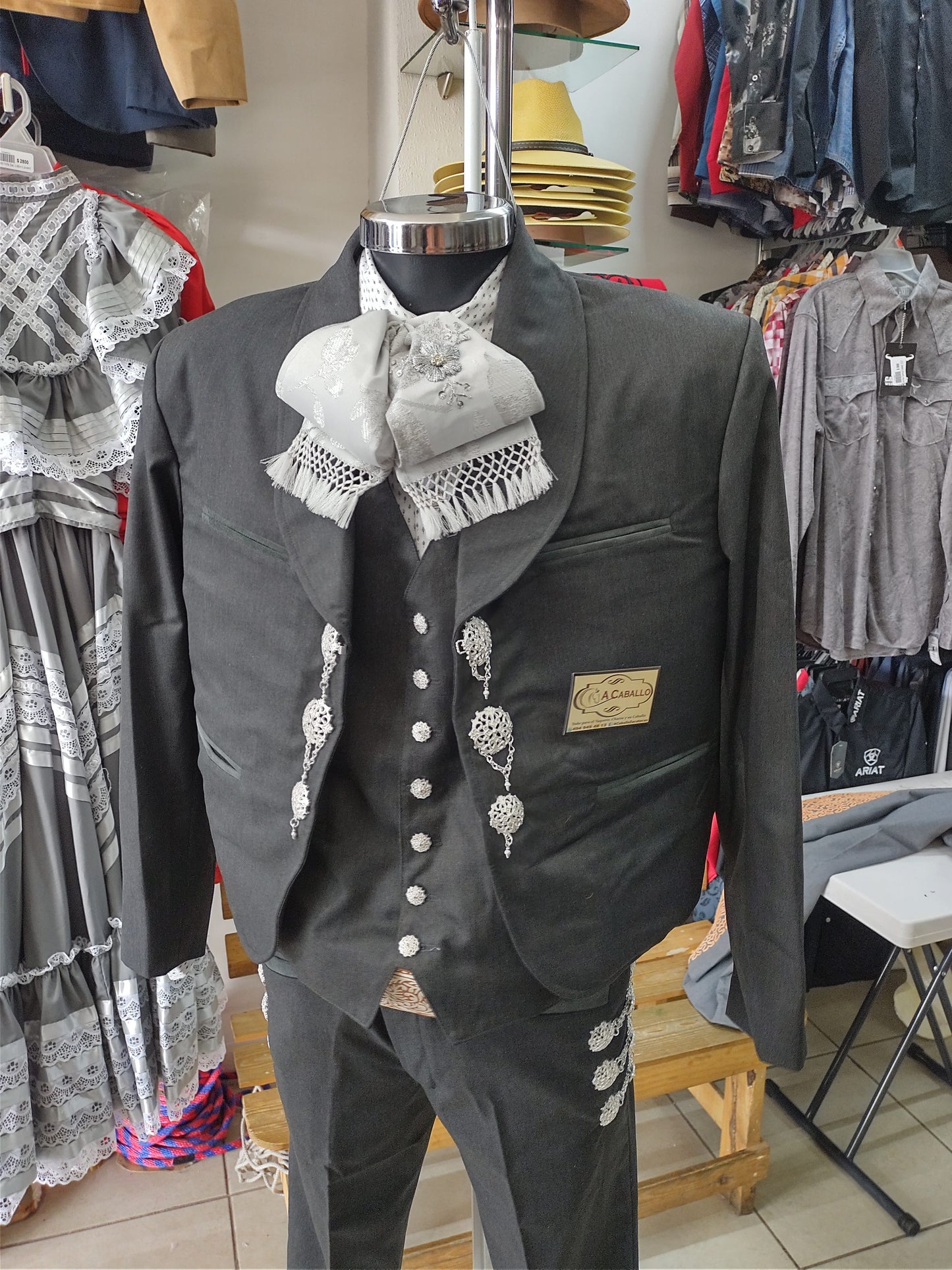 Traje Charro 3 Piezas, Media Gala