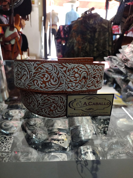 Cinto Piteado Rameado Caracoles Color Miel
